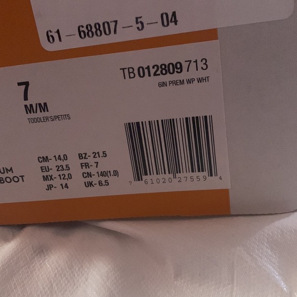 New 2022 waterproof wheat toddler boots - Picture 7 of 7